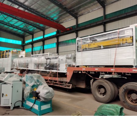 發貨河南1500口徑異型中空壁設備